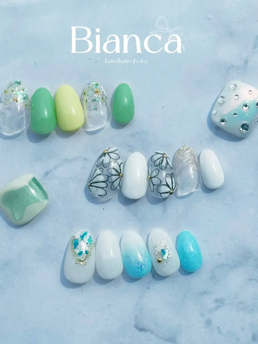 ネイル ハンドネイル Bianca上川端店 TAKEFUJIのネイルデザイン
