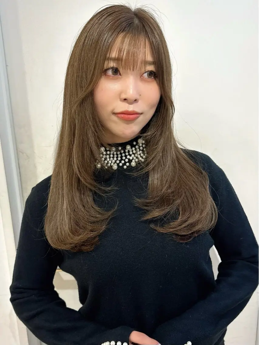 ロング カット ヘアカラー 栄/平日限定✨ REIRIのヘアスタイル
