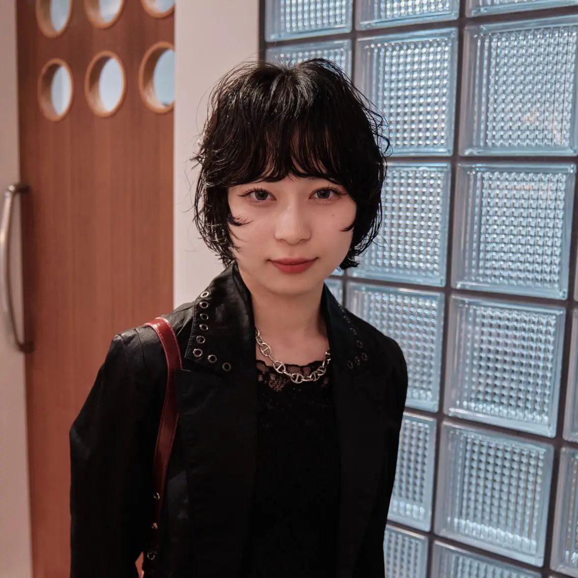 ショート パーマ ボブ ショートヘア ウルフカット カット パーマ トリートメント 東山 涼嘉のヘアスタイル