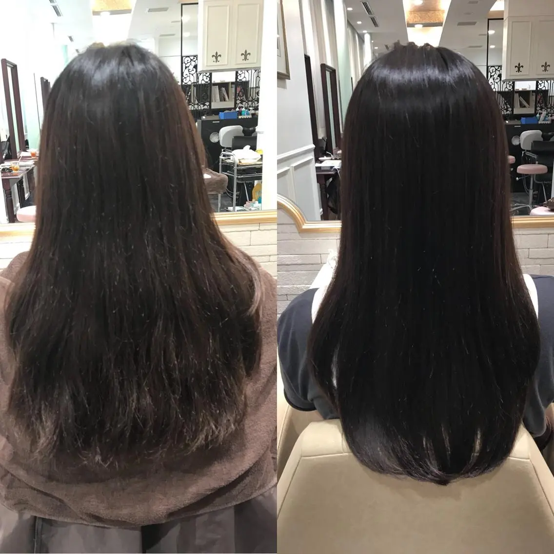 ロング トリートメント カット 縮毛矯正 トリートメント 韓国ヘア×髪質改善 ⭐️谷遼平⭐️のヘアスタイル