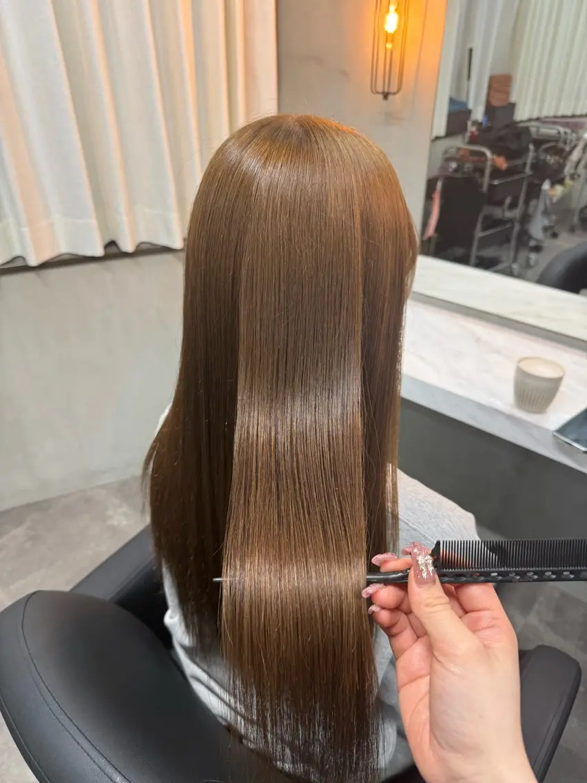 ロング ヘアカラー 木村 智美のヘアスタイル