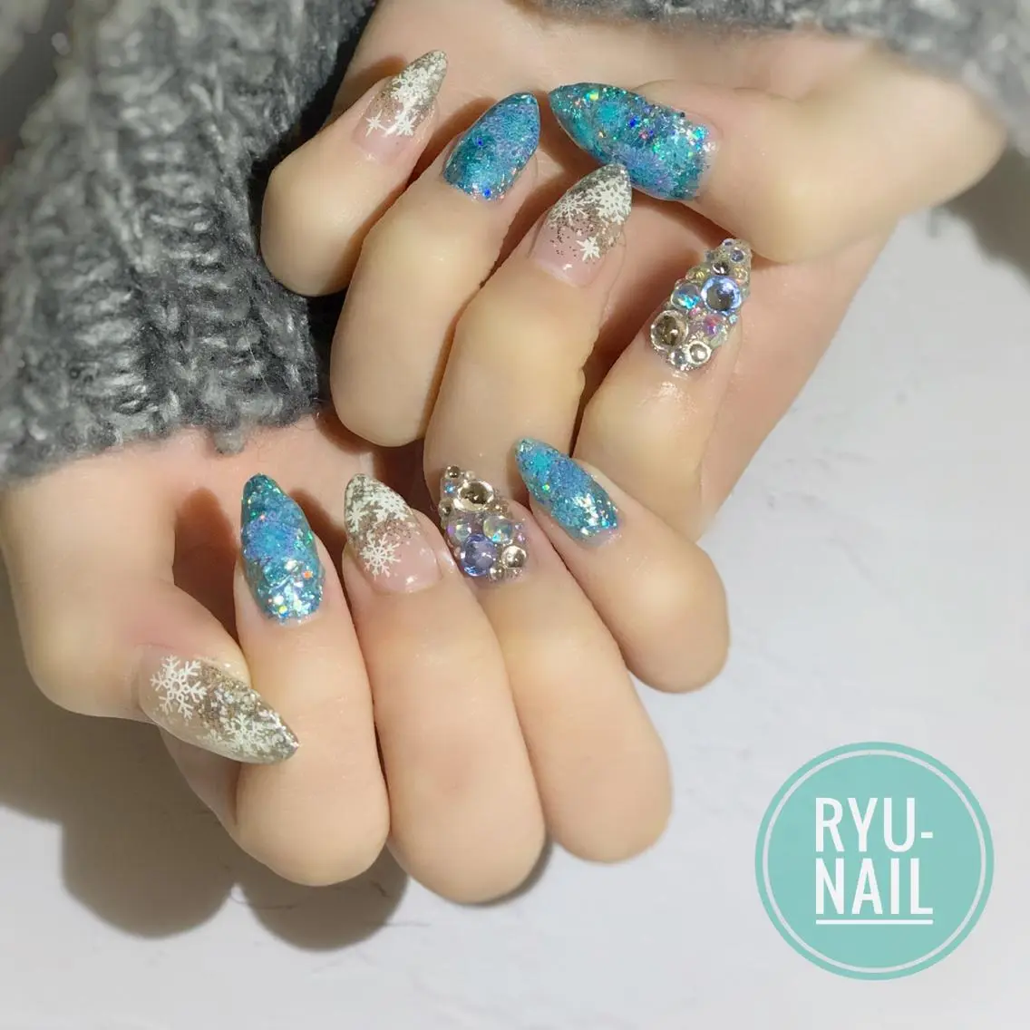 ネイル ハンドネイル Ryu-nail 對馬　琴美のネイルデザイン