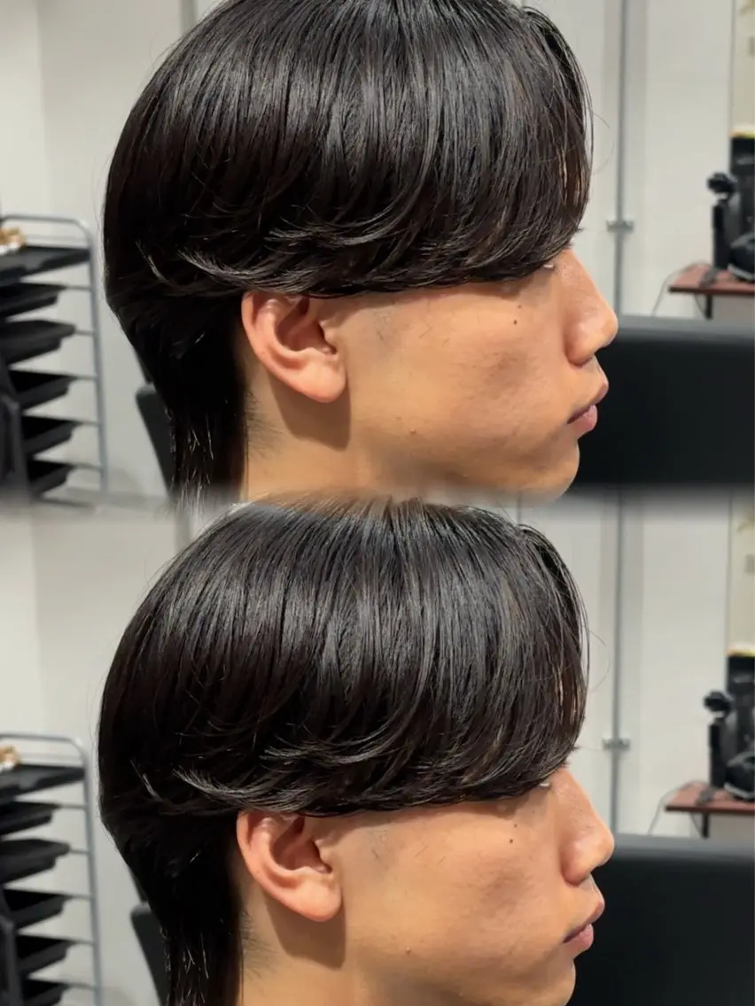 パーマ メンズ カット 縮毛矯正 メンズ特化 RENのヘアスタイル
