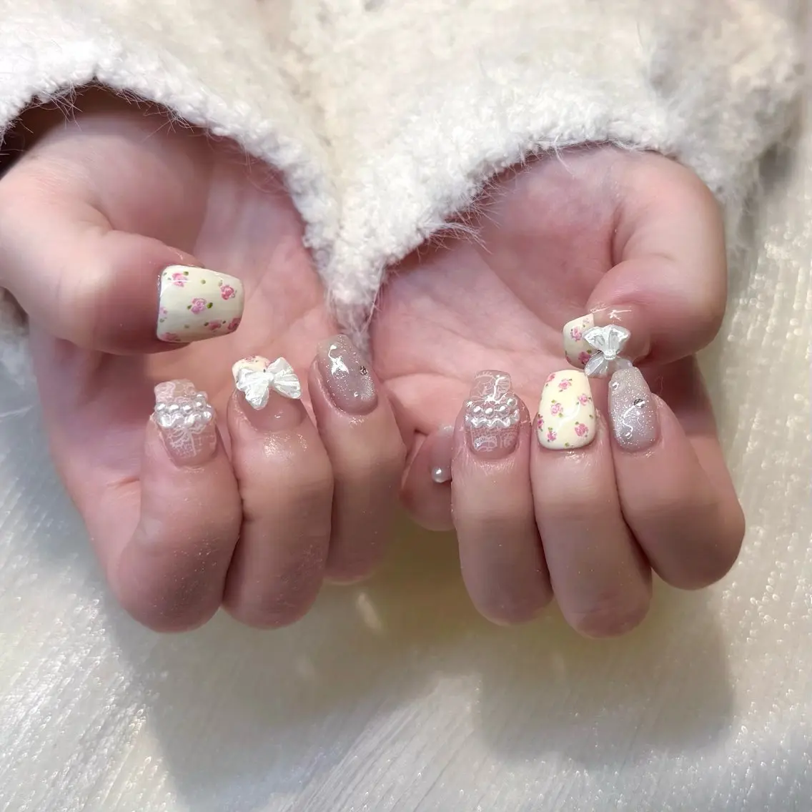 ネイル ハンドネイル 新井 ひなののネイルデザイン