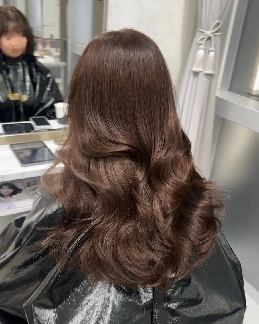 ロング カラー ブラウンカラー ダブルカラー 💖原宿/韓国ヘア 顔周りカット/Rioのヘアスタイル