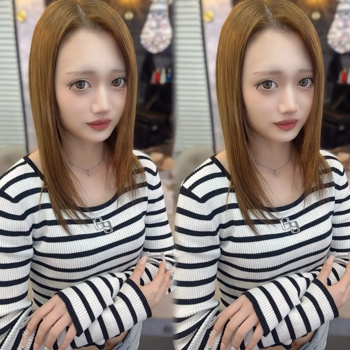 〖5月限定〗💜🫧ブリーチonカラー+BYKARTE1stepトリートメント 🫧💜巻仕上げ付き✨️の写真