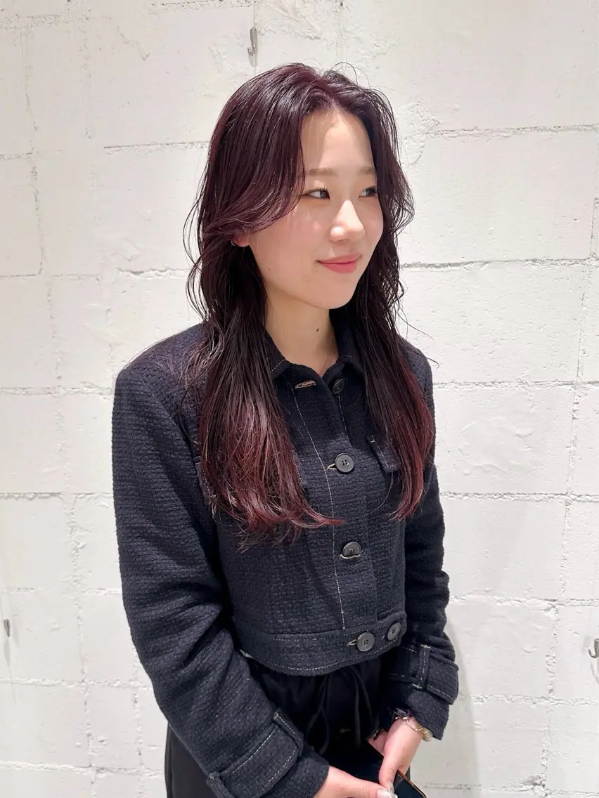 ロング カラー BLANCO nao.のヘアスタイル
