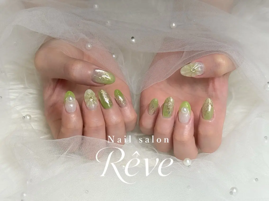 ネイル ハンドネイル Nail salon Rêveのネイルデザイン