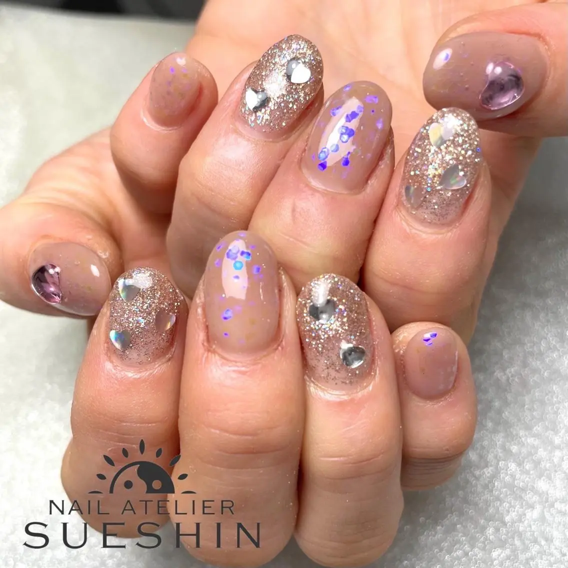 ミディアム ネイル S ueshinのネイルデザイン