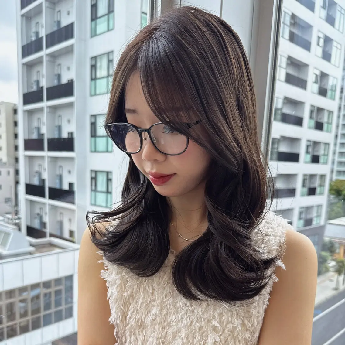 ロング カラー カット ヘアカラー 艶髪🇰🇷髪質改善 🎀ikuno🎀のヘアスタイル