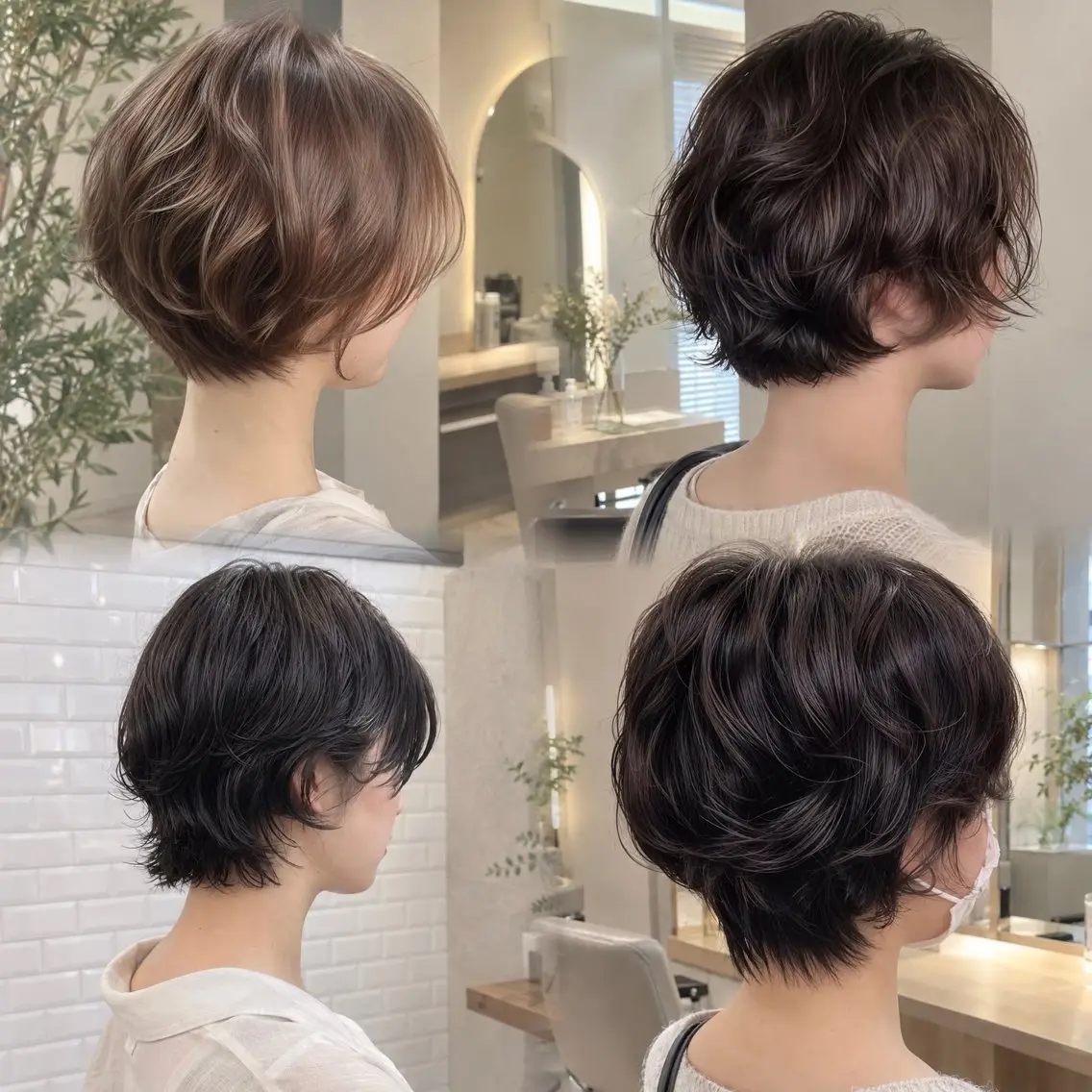 先着1名様限定🌟【9/30 17時​〜​】似合わせショートカット＆ショートパーマ➕Aujuaトリートメント🤍🌿の写真
