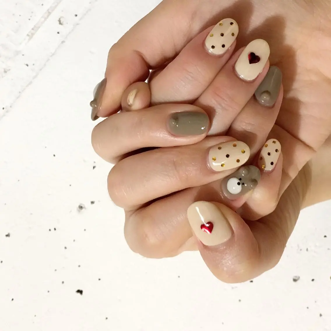 ネイル アートネイル ジェルネイル 持ち込み ぷっくりネイル ハンドネイル nail salon Soeurのネイルデザイン