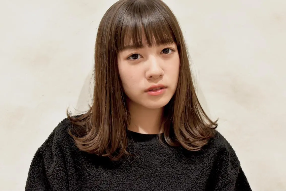 ミディアム fuchigami suzunoのヘアスタイル