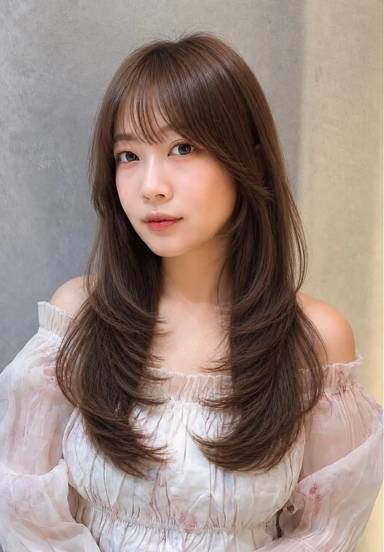 ロング カラー カット ヘアカラー トリートメント 🌈レイヤーカット/ /吉田悟志🌈のヘアスタイル