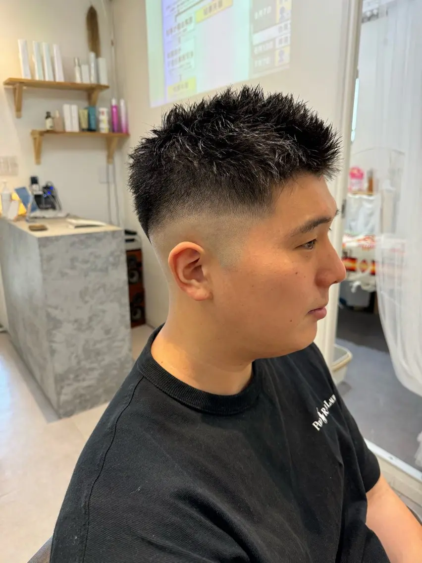 ショート メンズ フェードカット カット ヘッドスパ 似合う髪型が 分からない方へのヘアスタイル
