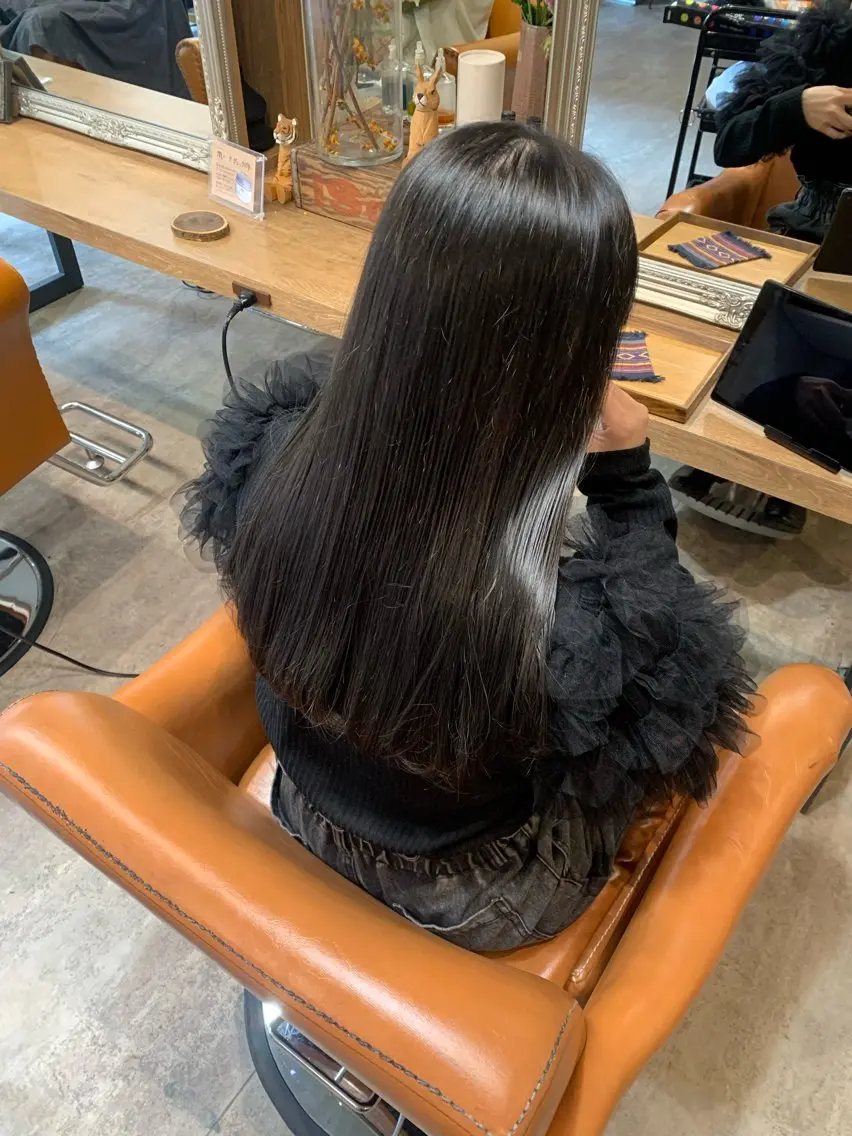 【サラサラで綺麗な髪に✨️】カット‪➕縮毛矯正➕2stepトリートメントの写真