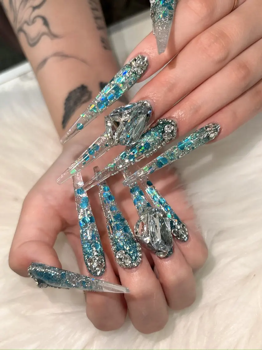 ネイル ロングネイル ハンドネイル nail salon FLEEKのネイルデザイン