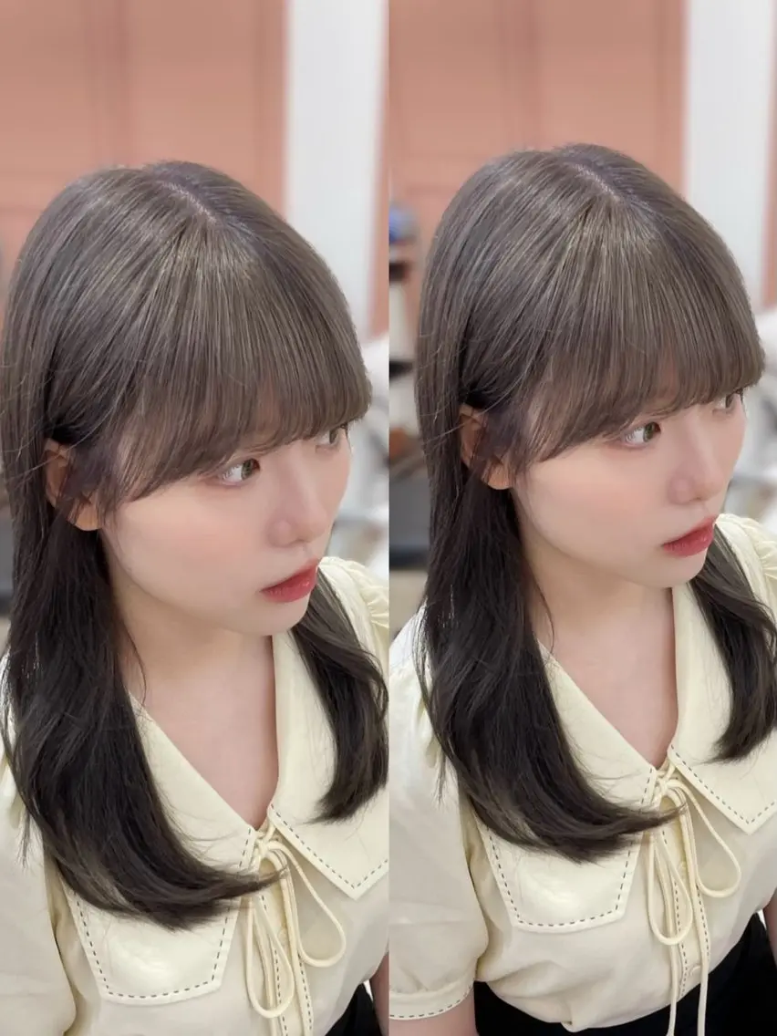 セミロング カラー RAIRA 福岡韓国ヘア‧₊˚✧のヘアスタイル
