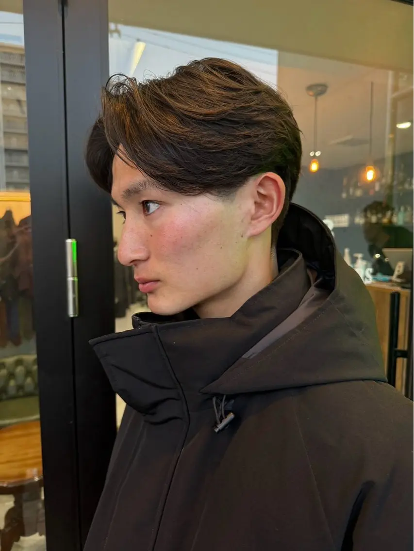 カット🔥💪 (センターパート、マッシュ、ショート)の写真
