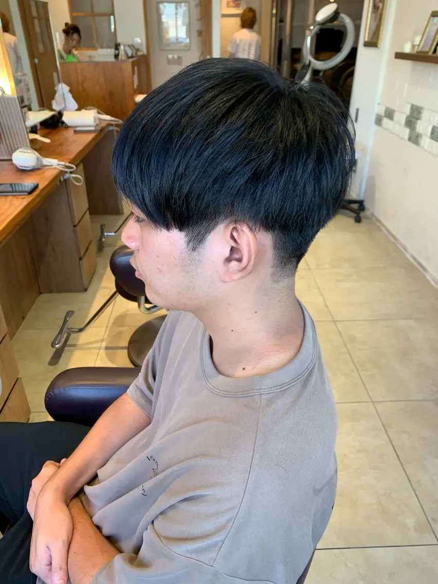 メンズ マッシュ 刈り上げ 庄司 沙羅のヘアスタイル