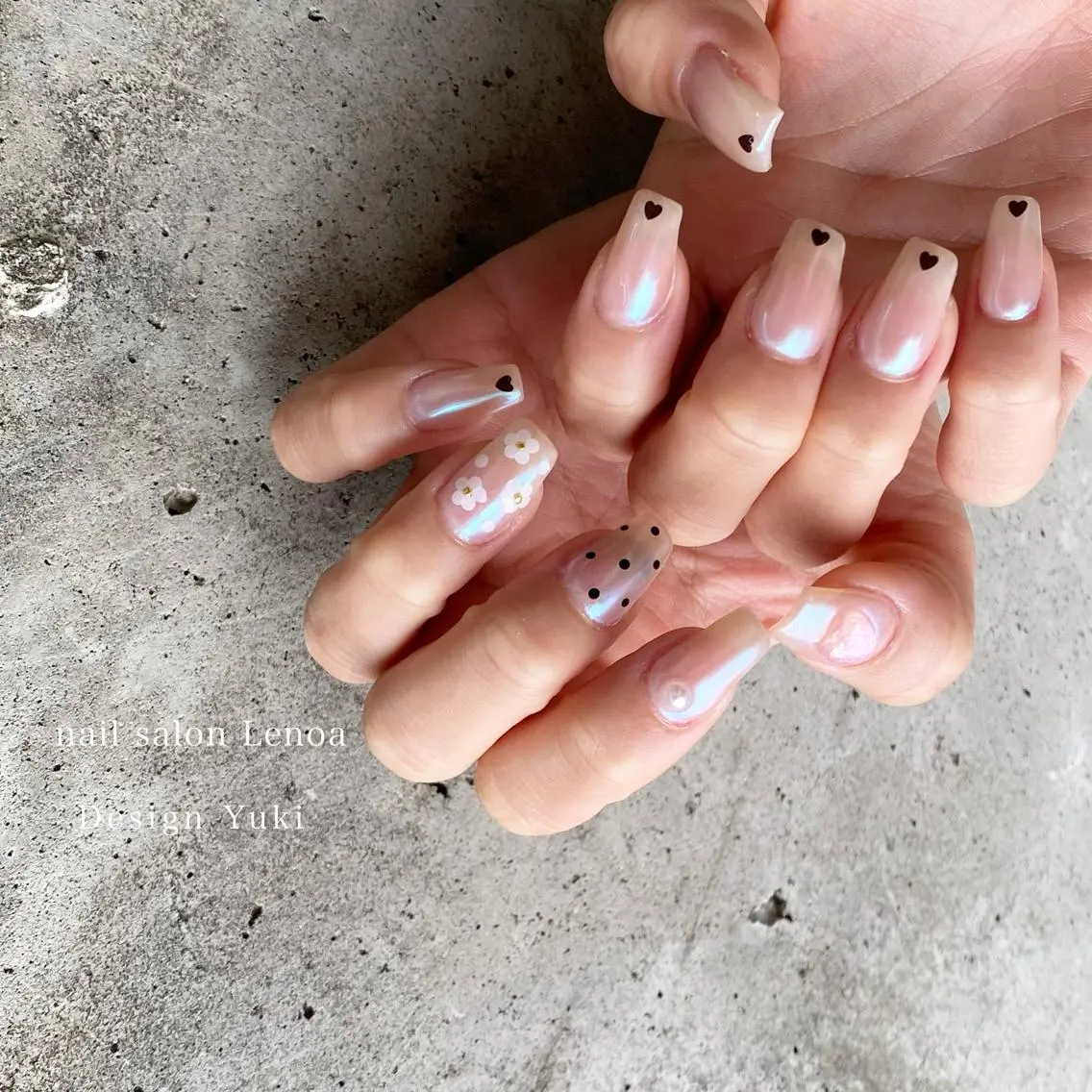 ネイル ハンドネイル Tielu Yukiのネイルデザイン