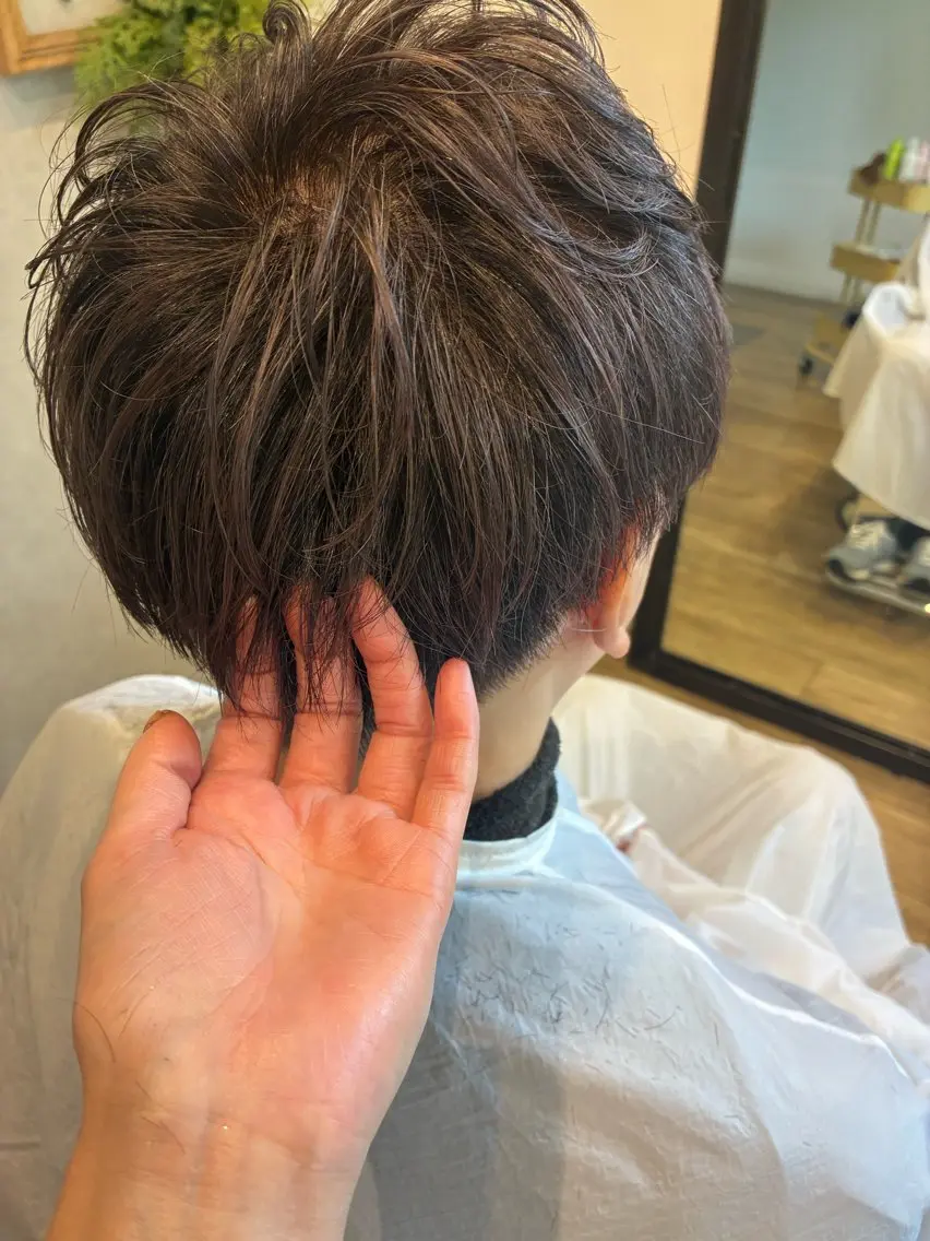 カラー メンズ 清水 美香のヘアスタイル
