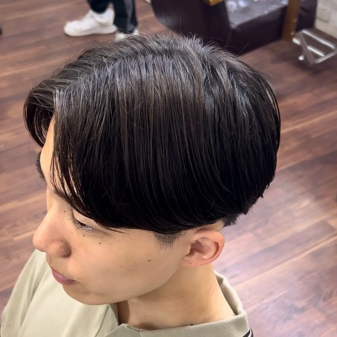 ミディアム ミディアムパーマ カット Rikito .のヘアスタイル