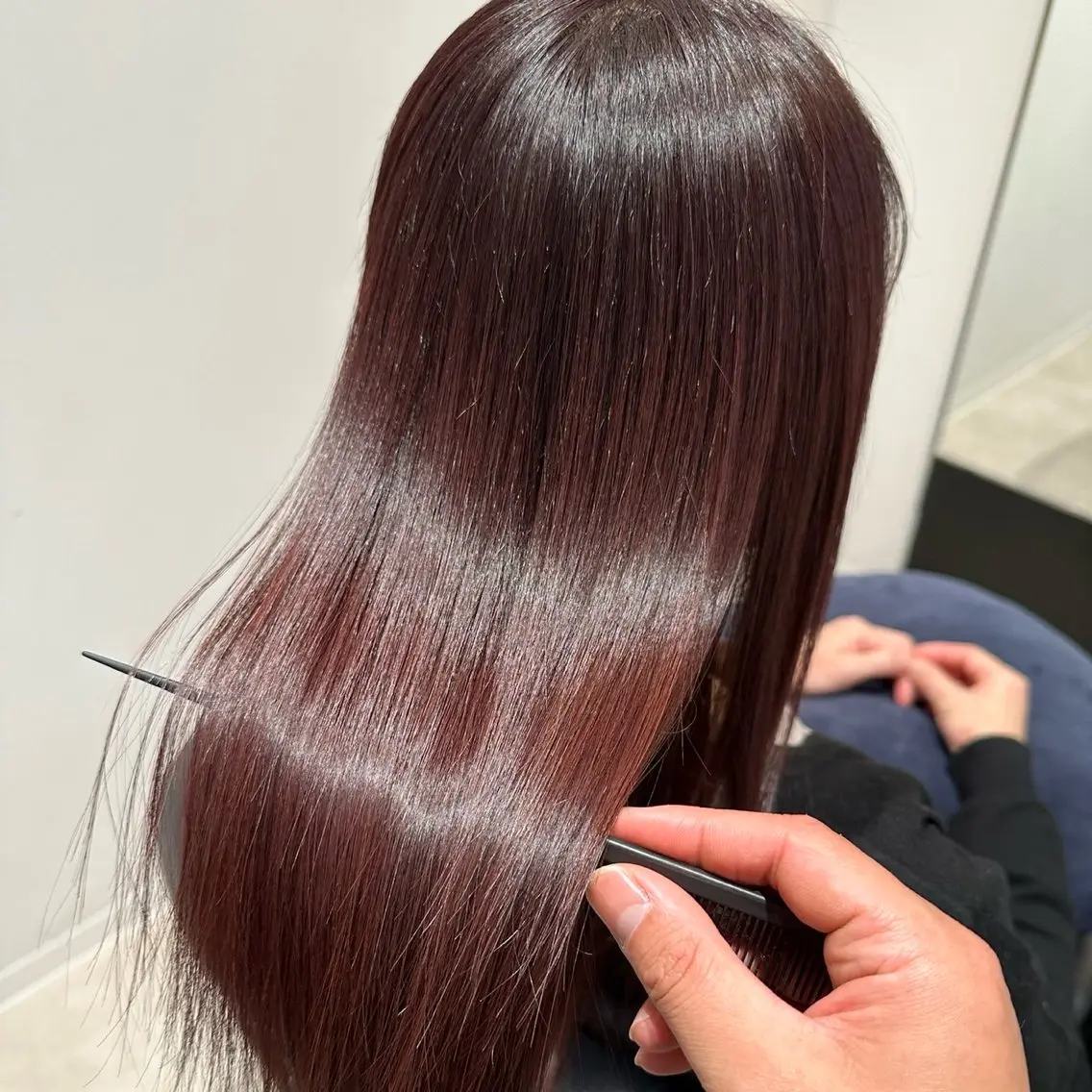 【30%オフ❕】髪質改善カラー+髪質改善トリートメント+カットの写真
