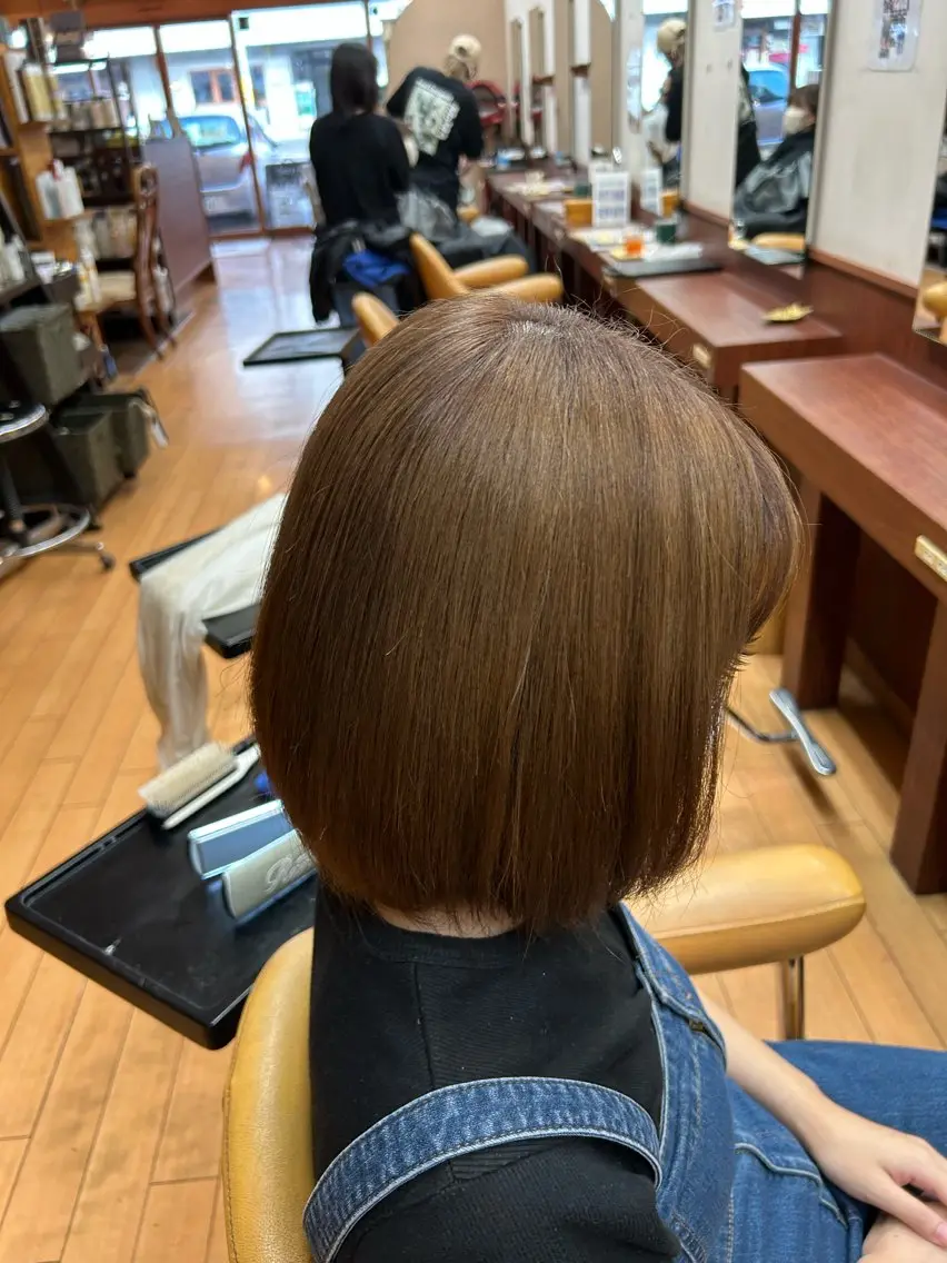 カラー ルキ🌈ブリーチカラ ー&メンズパーマ🦄のヘアスタイル