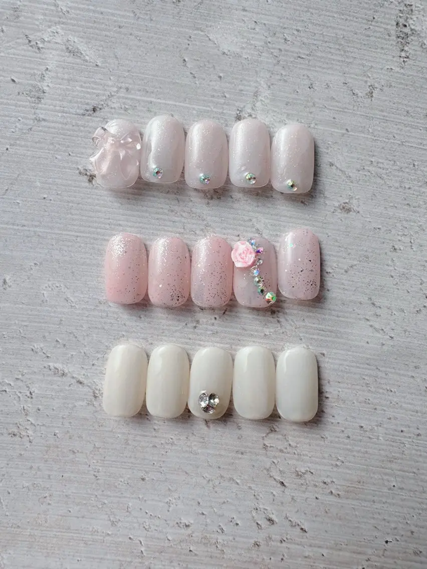 ネイル シンプルネイル ハンドネイル NailSalon LuireAZUSAのネイルデザイン