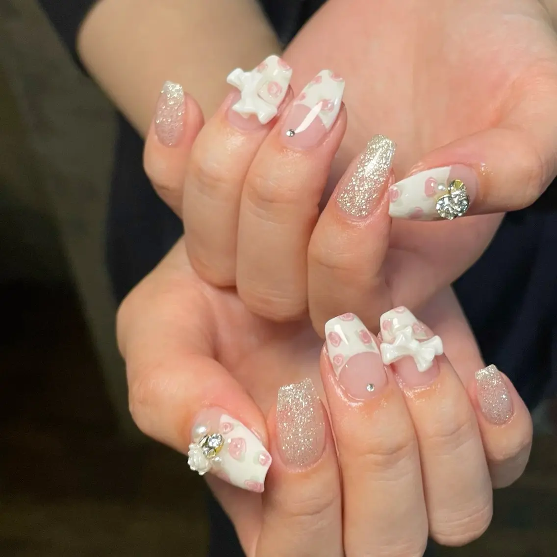 ネイル ハンドネイル IROHA NAIL Kurumi🪽🫧のネイルデザイン