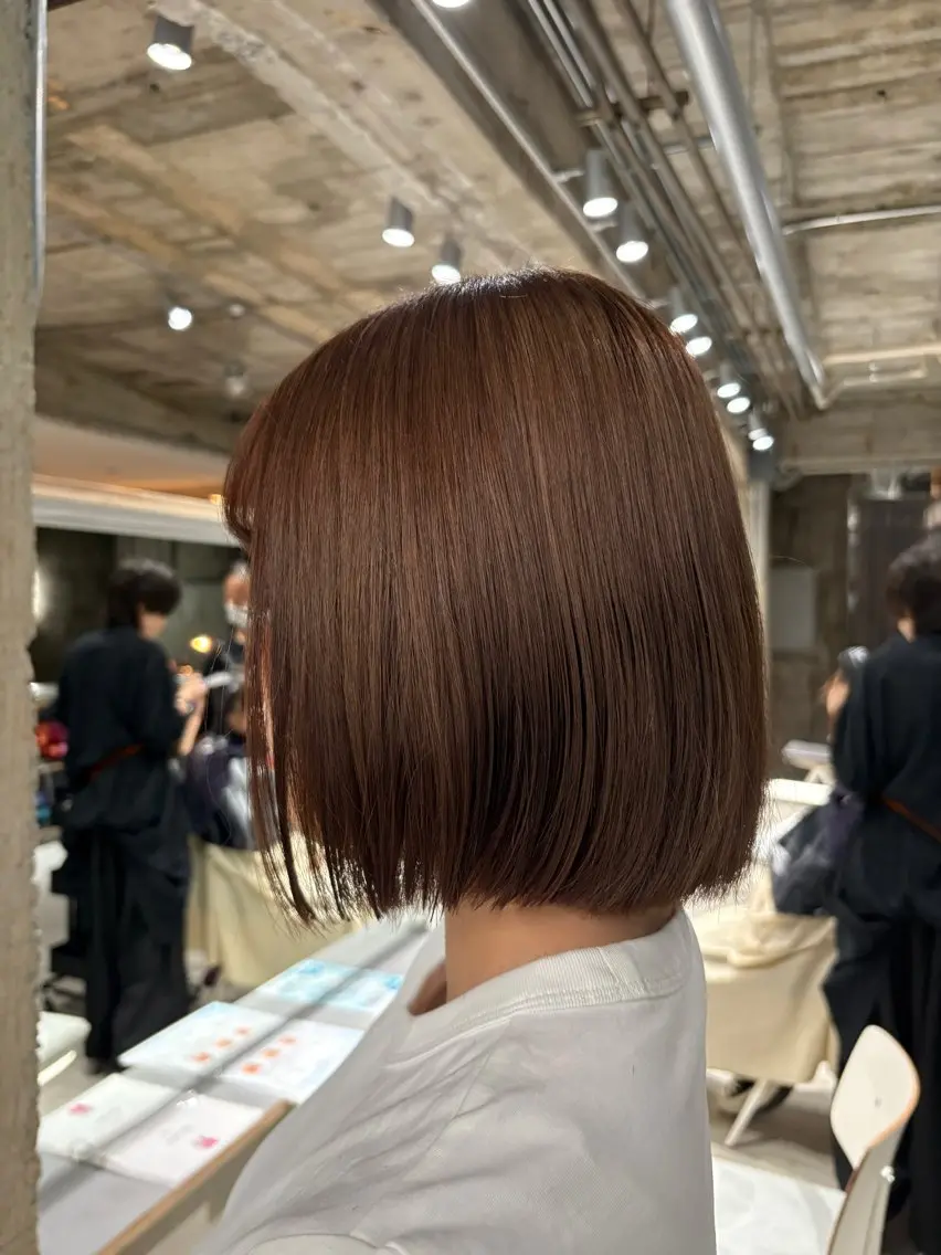 ショート ヘアカラー 玉置七海✨ /透明感/髪質改善のヘアスタイル
