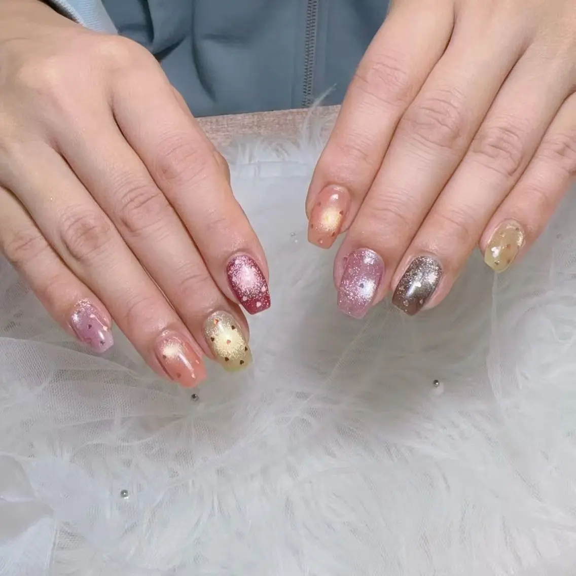 ネイル ハンドネイル ハンドケア Sunny Nail くまのネイルデザイン