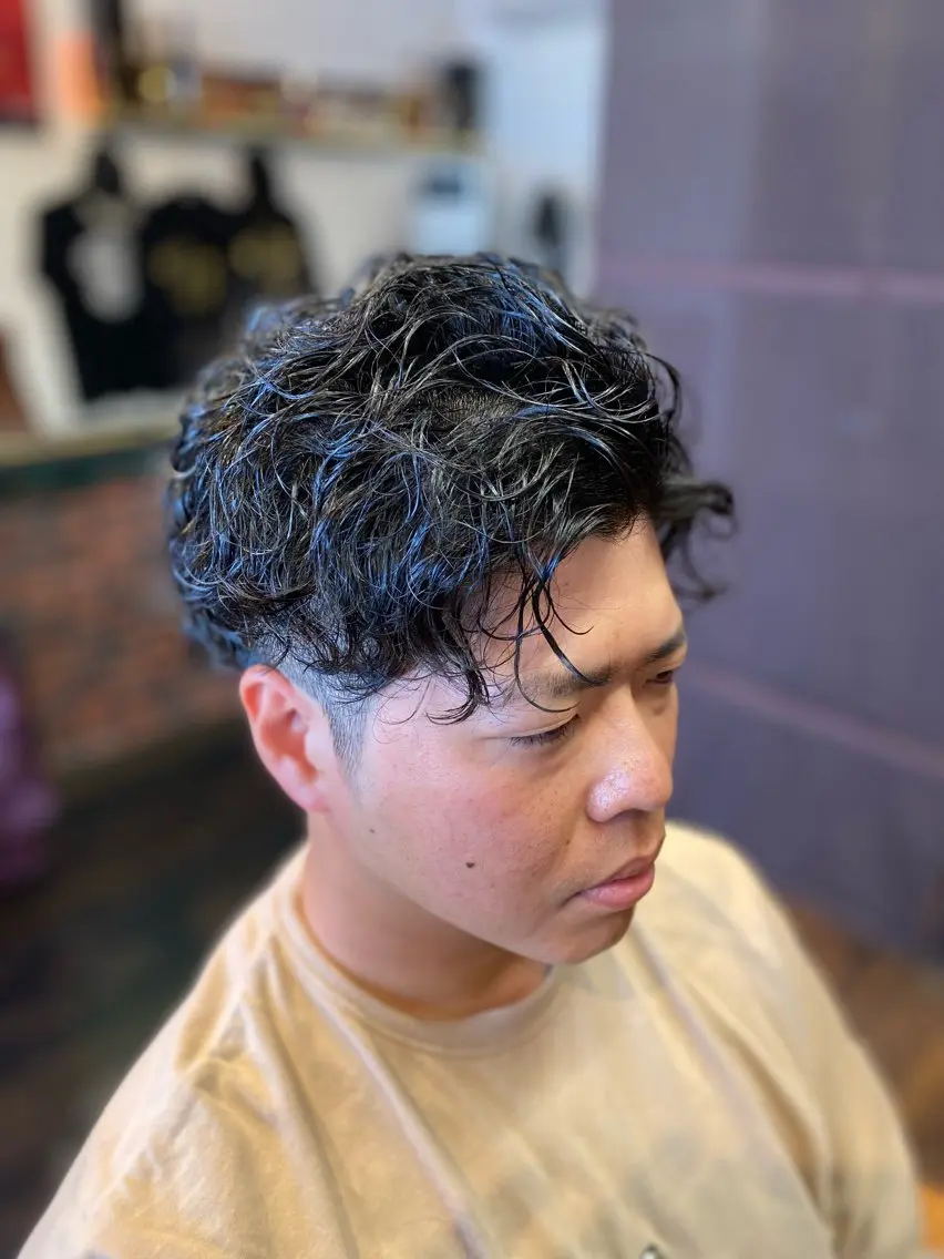 パーマ 【メンズパーマ】 山下勝勲のヘアスタイル