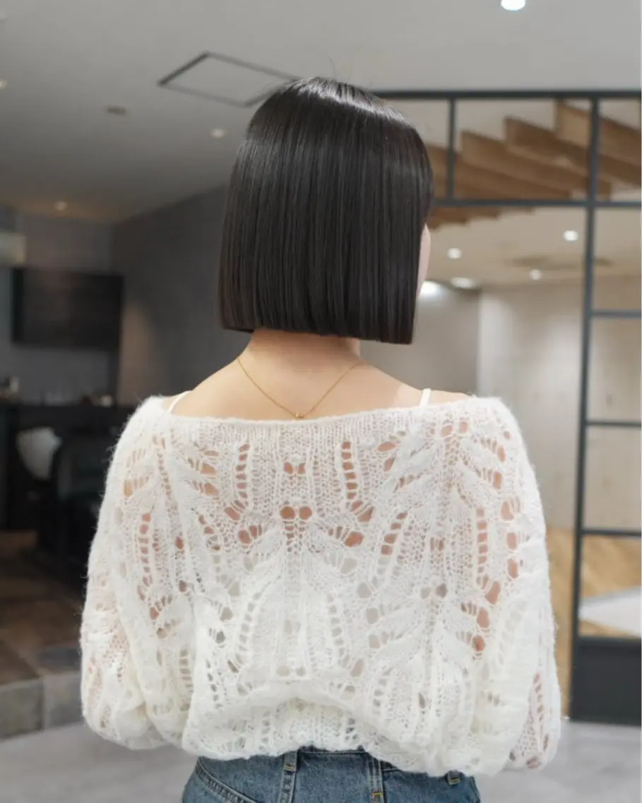 ショート ボブ ✨髪質改善✨ 莉子のヘアスタイル