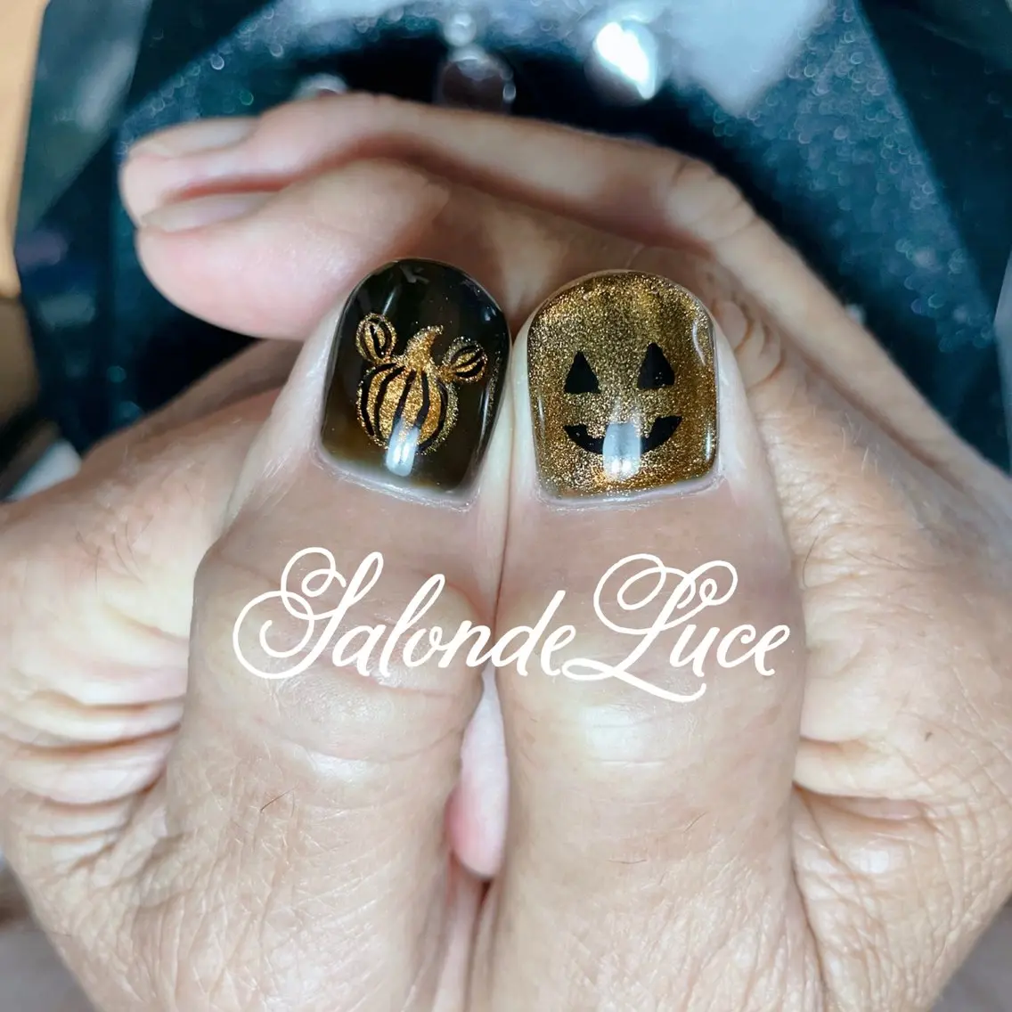 ネイル ハロウィン Salon de Luceのネイルデザイン