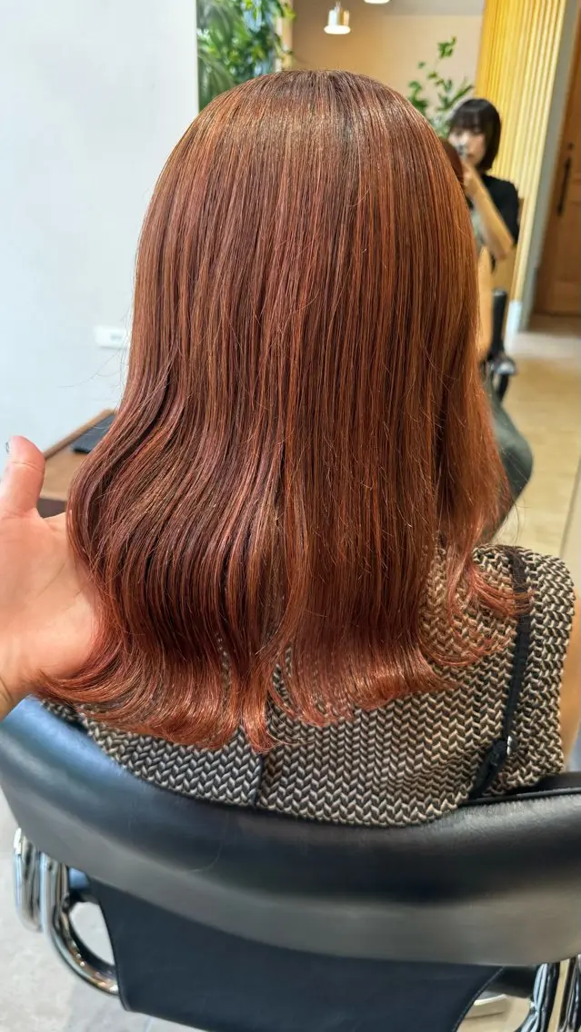 セミロング 愛花/久屋大通/ 切りっぱなしボブのヘアスタイル
