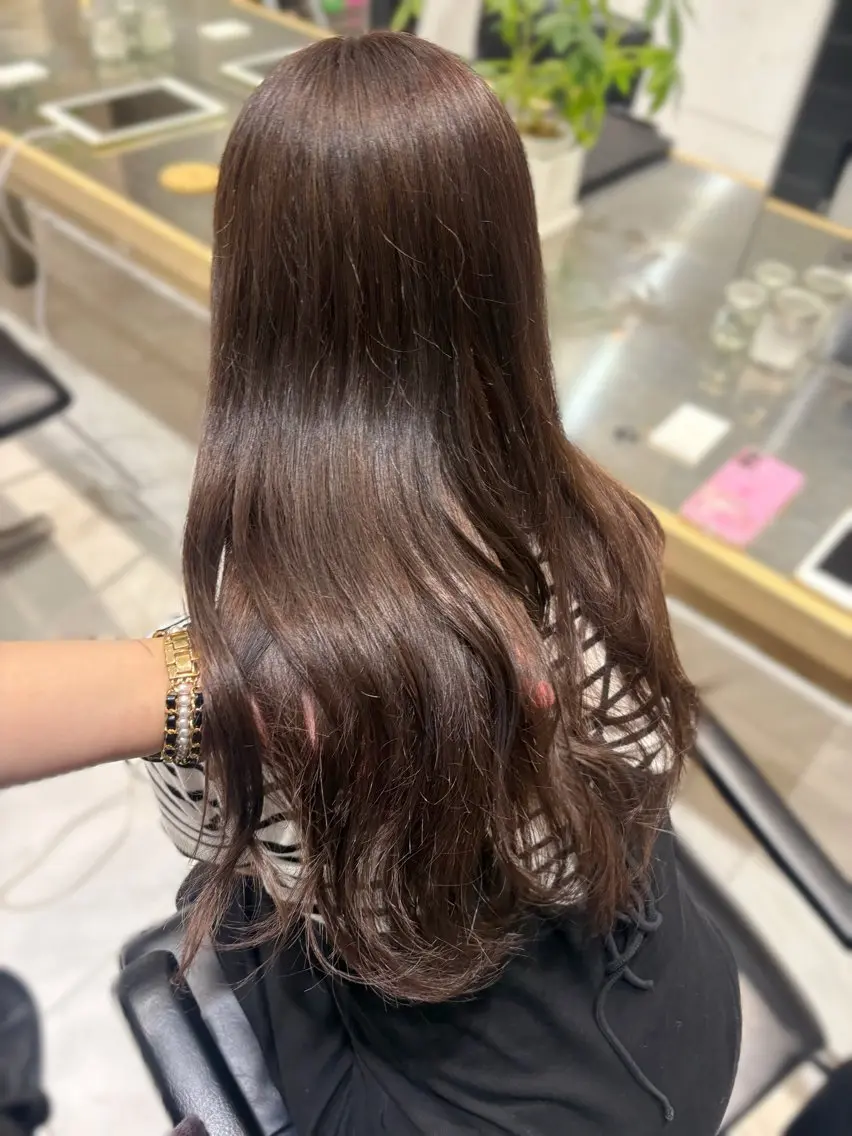 ロング ヘアカラー Rino🎀/盛れる 顔周りカット🪽✩のヘアスタイル