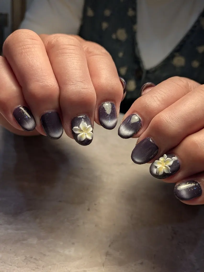 ネイル マグネットネイル 8andyu nail♡のネイルデザイン