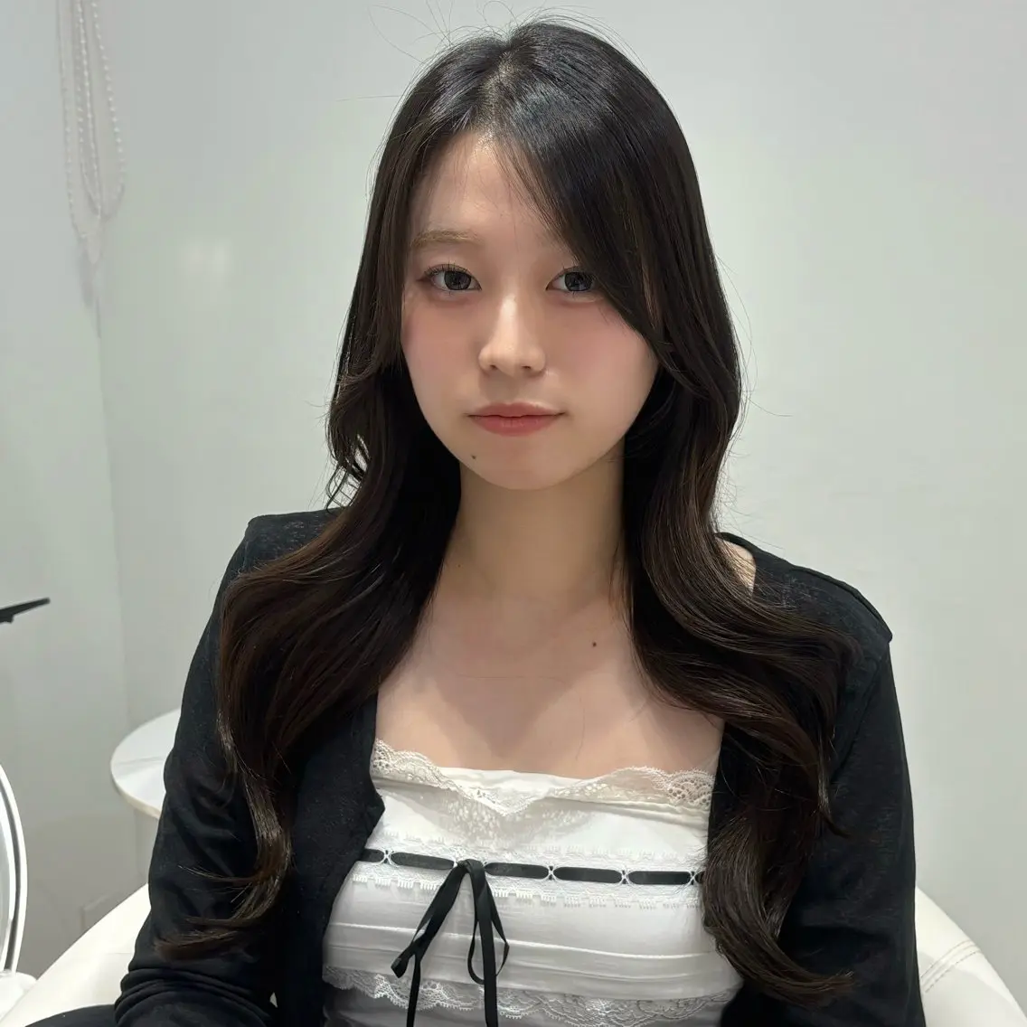 ロング 韓国風ヘア レイヤーカット 後藤 瑠菜のヘアスタイル