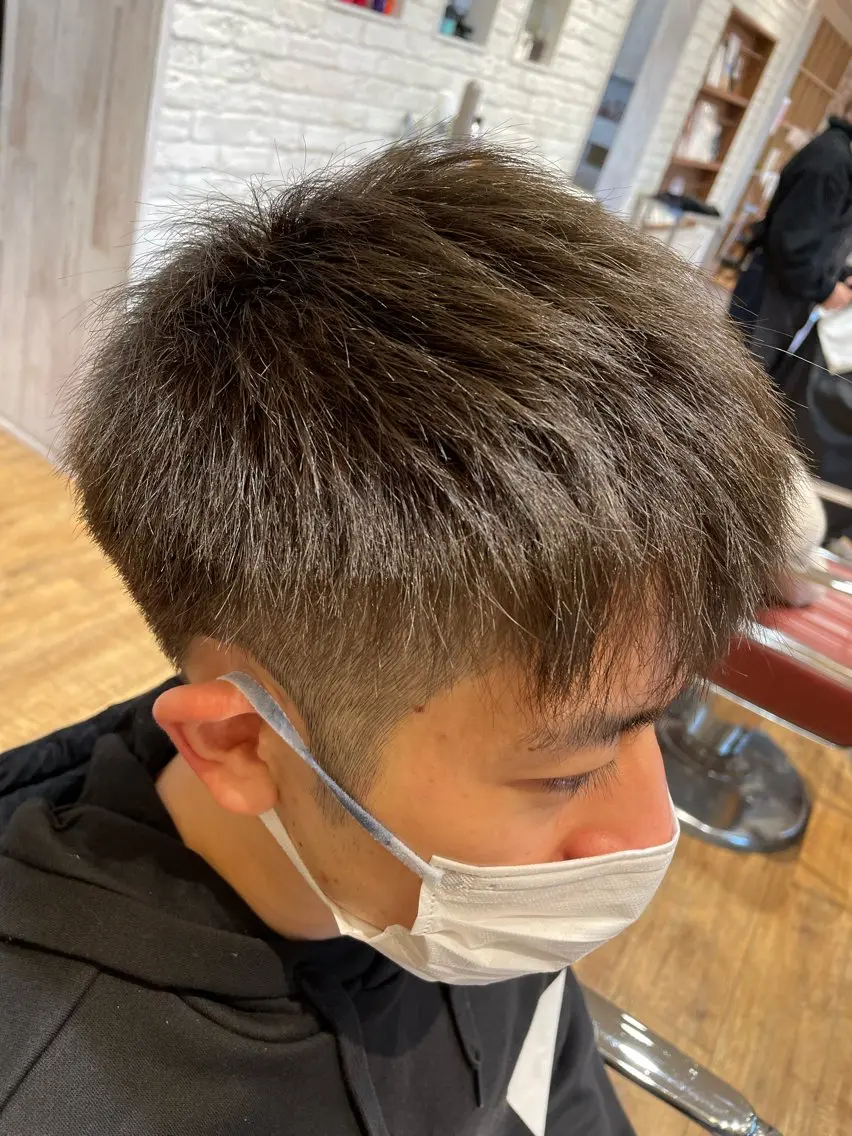 メンズカット×カラーの写真