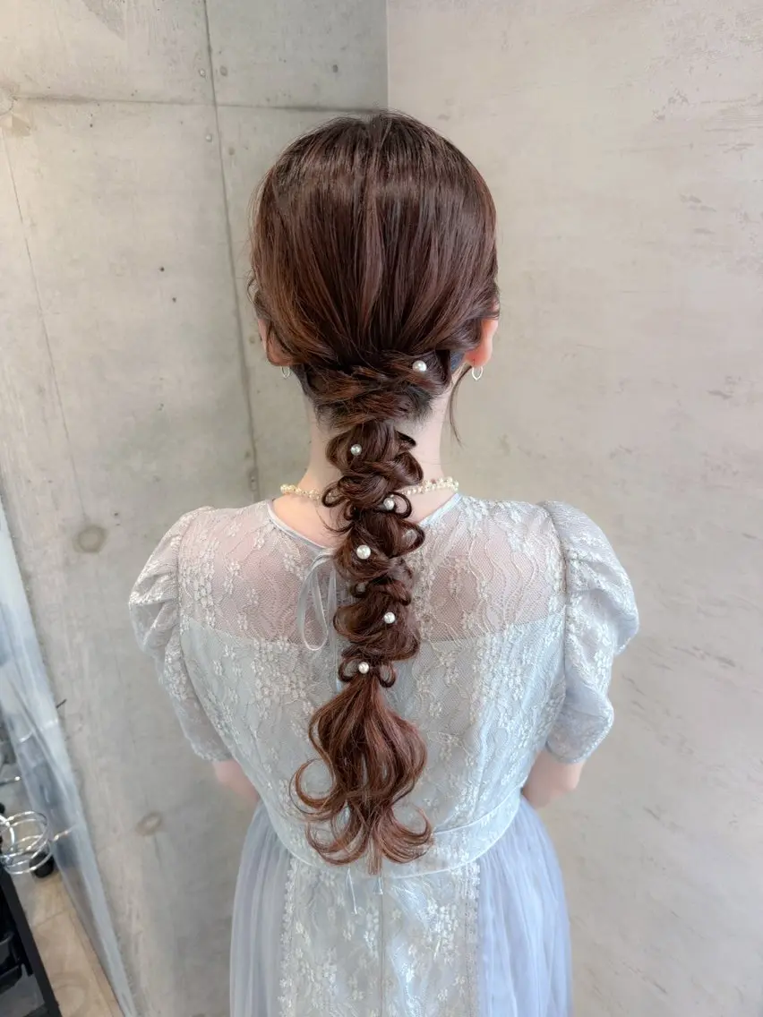 ヘアアレンジ はやしほのか| マンツーマン美容師のヘアスタイル