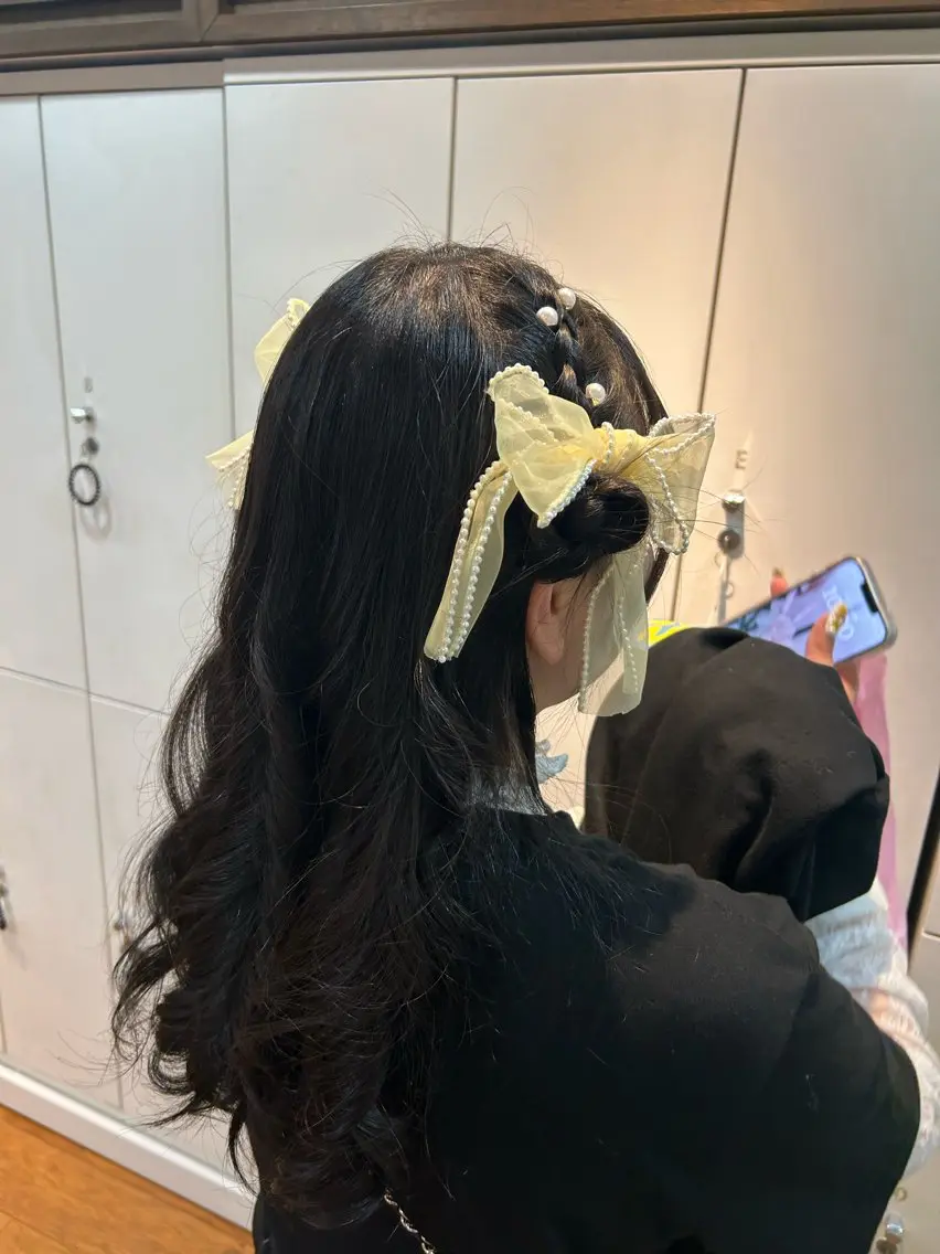 ヘアアレンジ 三つ編み ヘアセット アレンジ/エクステ✨ 推し/横浜🩵かのんのヘアスタイル