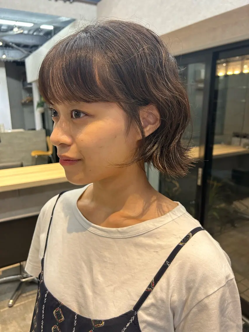 ショート ボブ ✳︎透明感カラー✳︎ ボブ✳︎nanaのヘアスタイル