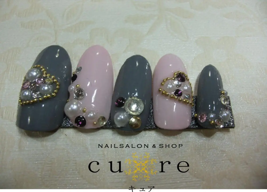 ネイル ジェルネイル ネイルサロン Cureのネイルデザイン