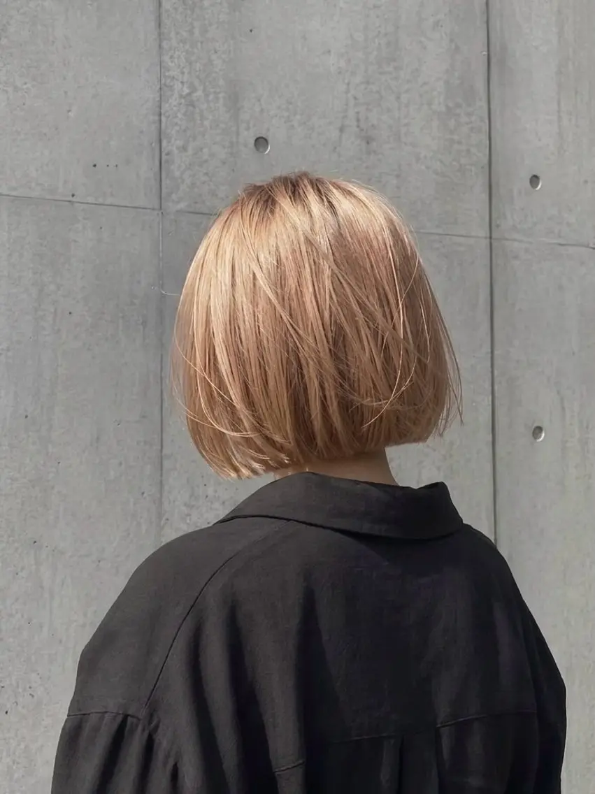 ショート カラー ヘアカラー r i n k aのヘアスタイル