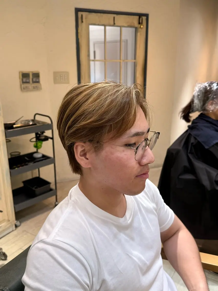カラー メンズ カット ヘアカラー メンズカット Hikaruのヘアスタイル