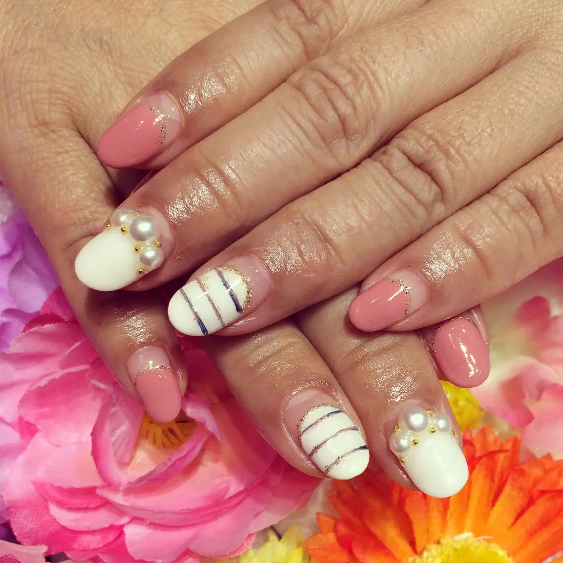 ネイル ボーダー nailartist lisaのネイルデザイン