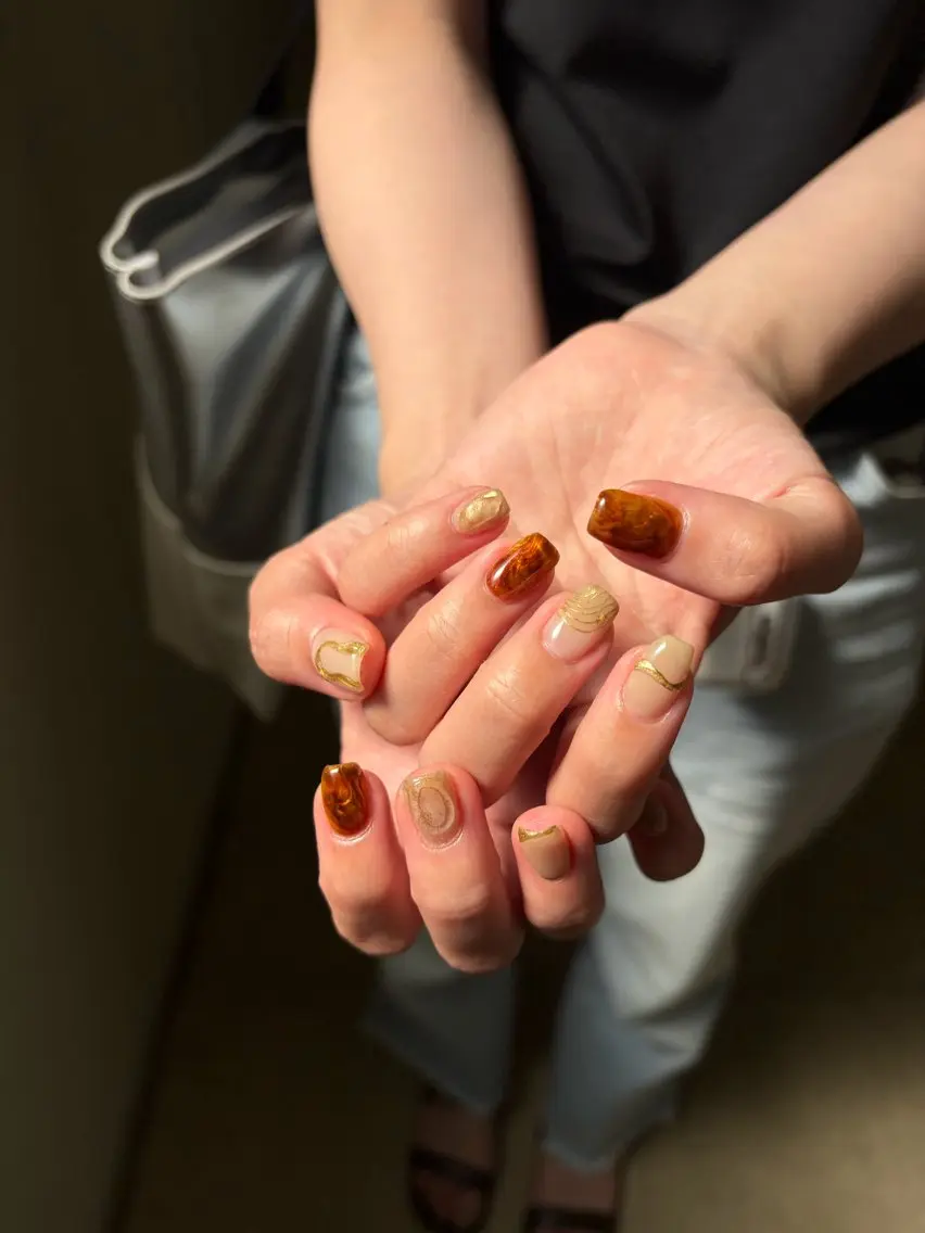🍁9月ミニモ特別価格🍠超お得☆お持ち込みdesign・付け替えオフ無料🍂°̥࿐フィルイン・パラジェル対応可◎の写真