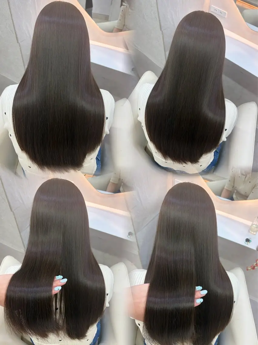 ロング カラー ブラウンカラー 髪質改善 トリートメント ヘアカラー トリートメント 🎀asumi🍓 モデル様募集中🎀のその他イメージ